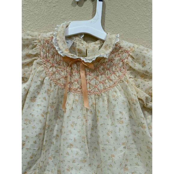 VINTAGE Polly and Friends smocked top size 2 - Picture 2 of 5